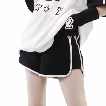 Original Anime-style Short-sleeve T-shirt And Shorts Set — detail