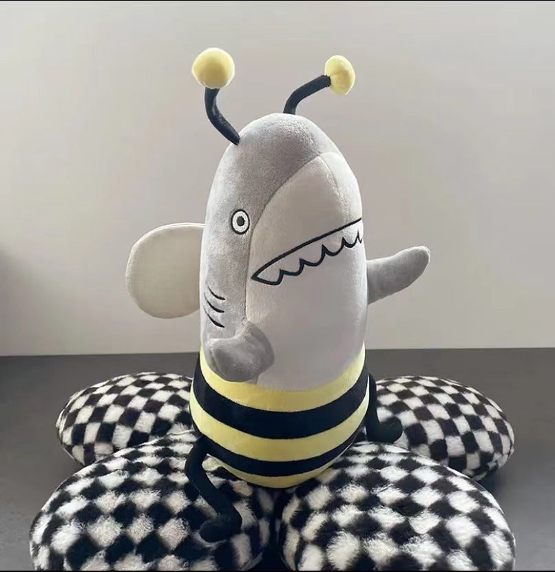 Home Fashion Simple Shark Bee Shape Plush | Magic Stories