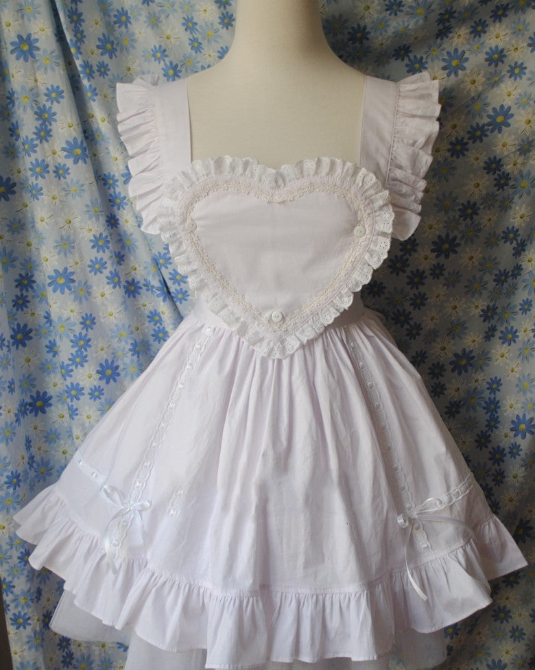 Dress Japanese Strap Dress Maid Apron Lolita | Magic Stories