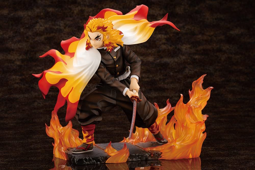 Demon Slayer Artfx J Kyojuro Rengoku — back view