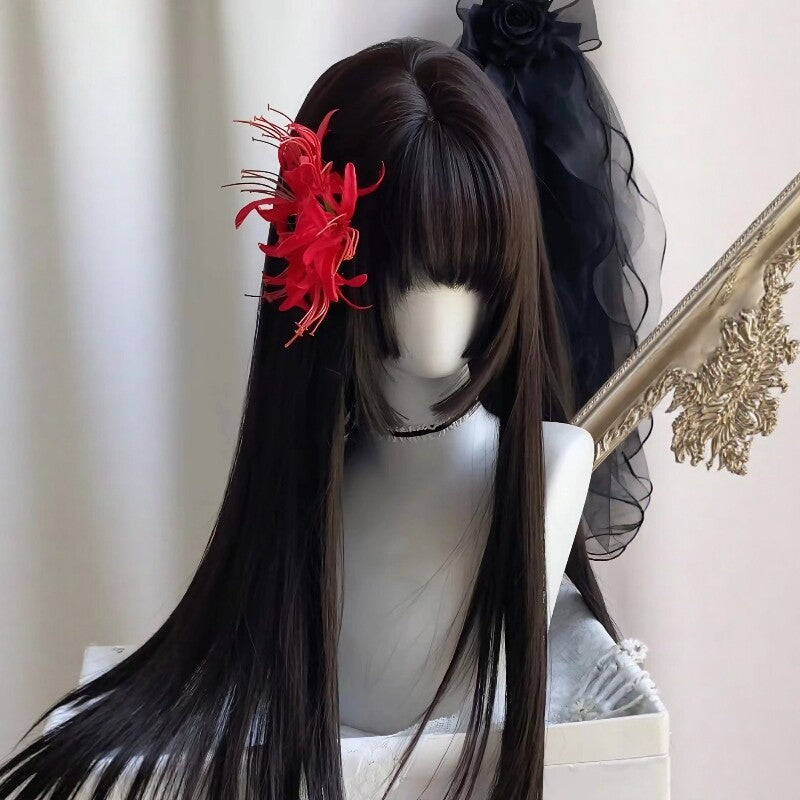 Synthetic Fiber Full Head Wig - Natural | Magic Stories