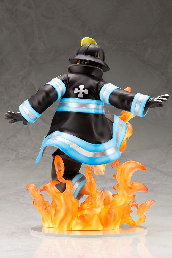 Fire Force Shinra Kusakabe Artfx J Bishoujo Statue — side view