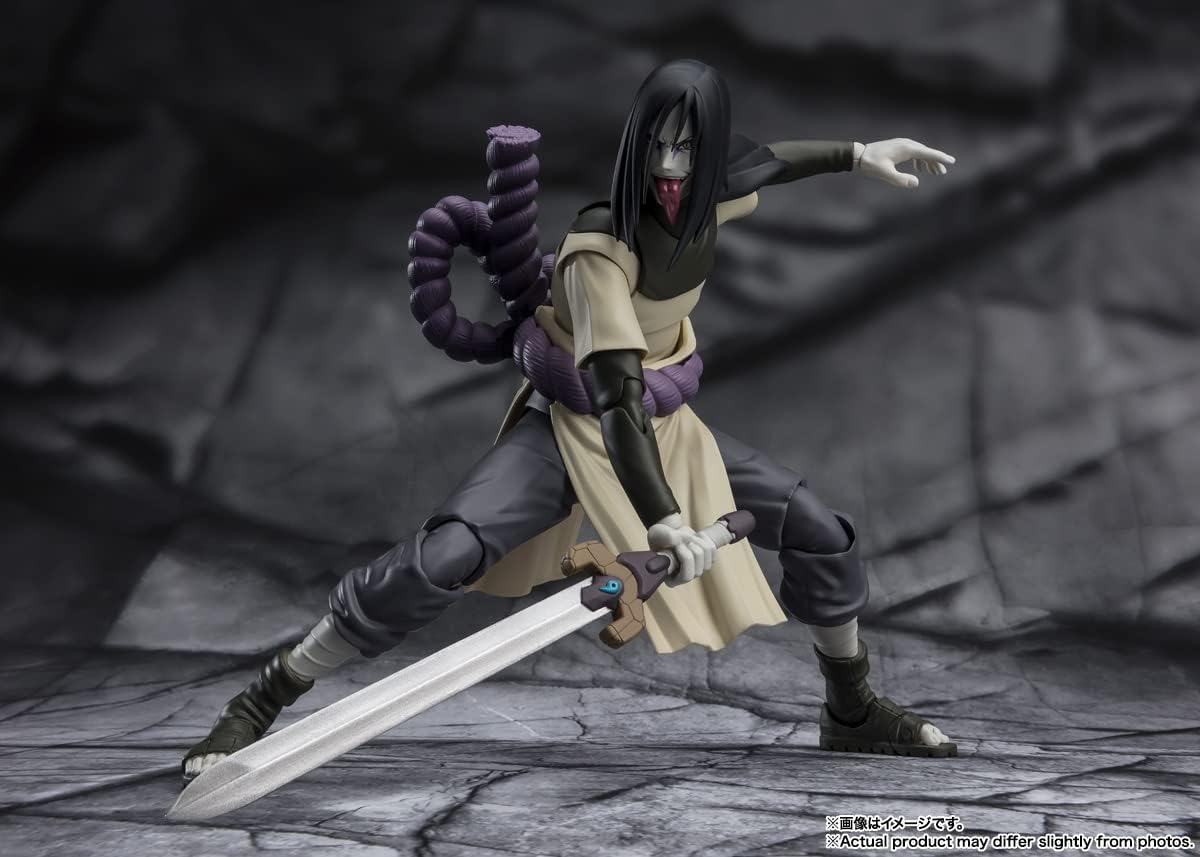 Orochimaru Seeker of Immortality S.H.Figuarts Figure — back view