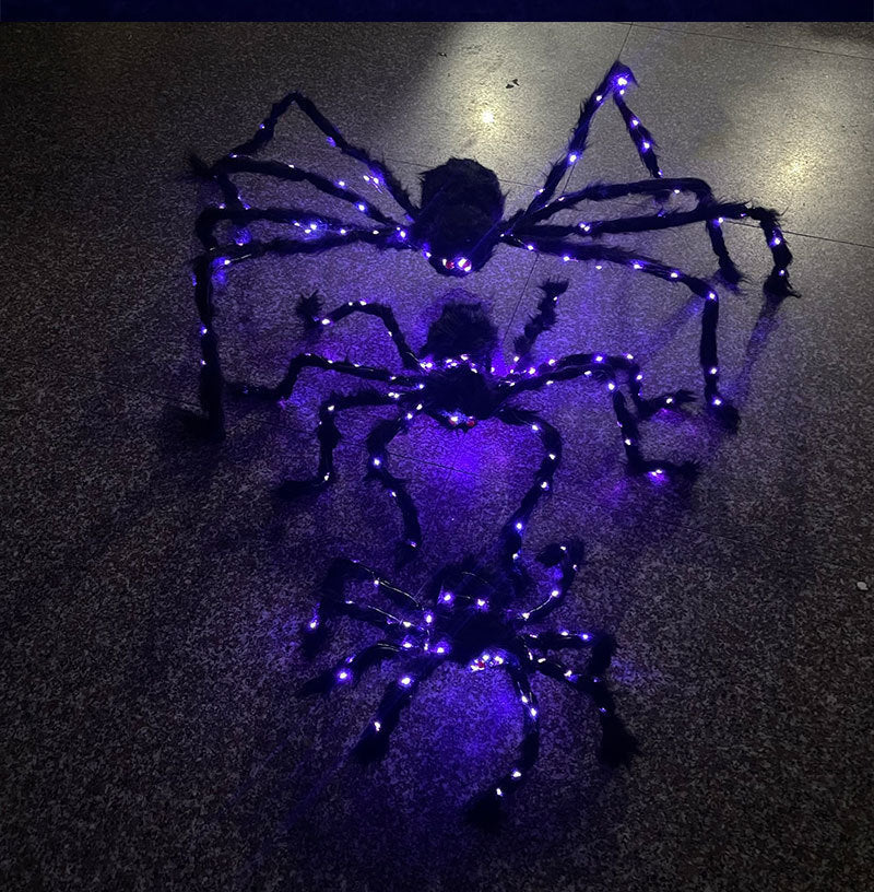New Halloween Glowing Plush Spider | Magic Stories