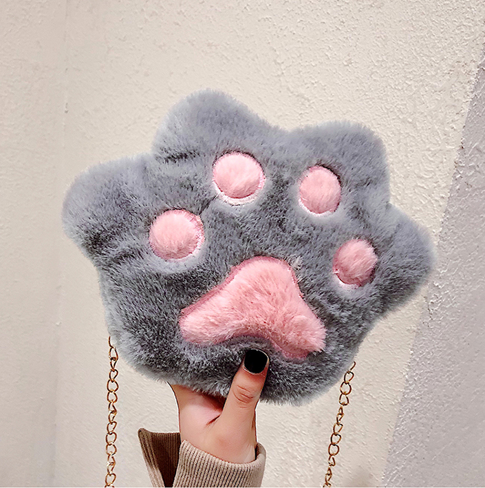 Plush bear paw cat claw shoulder messenger | Magic Stories