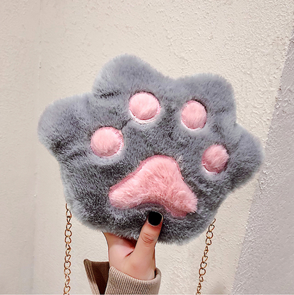 Plush bear paw cat claw shoulder messenger | Magic Stories