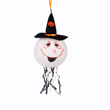 Prop with beard pumpkin lantern