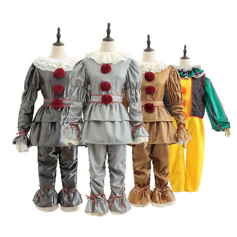 Pennywise Clown Cosplay Costume - IT — back view