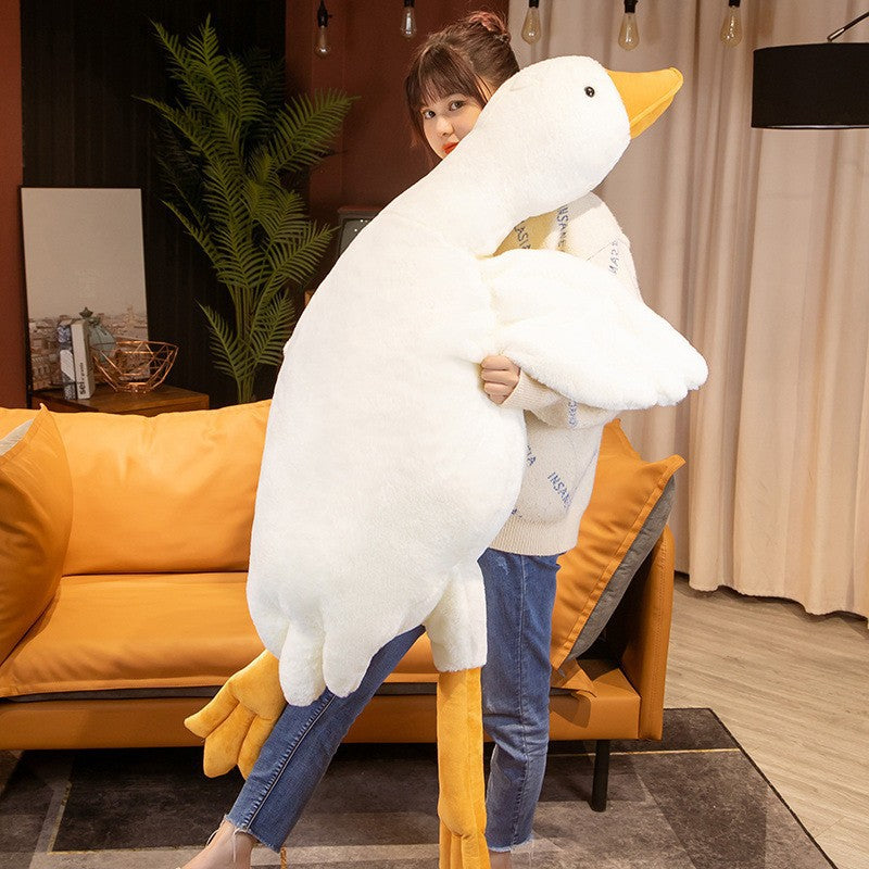 Big White Goose Doll Pillow Sleeping Plush | Magic Stories