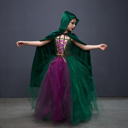 Halloween Costume Witch Children Dress Cloak | Magic Stories