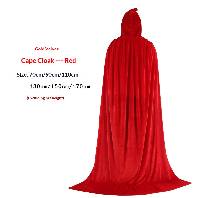 Golden Velvet Wizard Witch Prince Cloak | Magic Stories