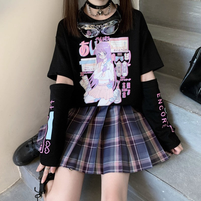 Ladies T Shirt Streetwear Top Style Gothic | Magic Stories