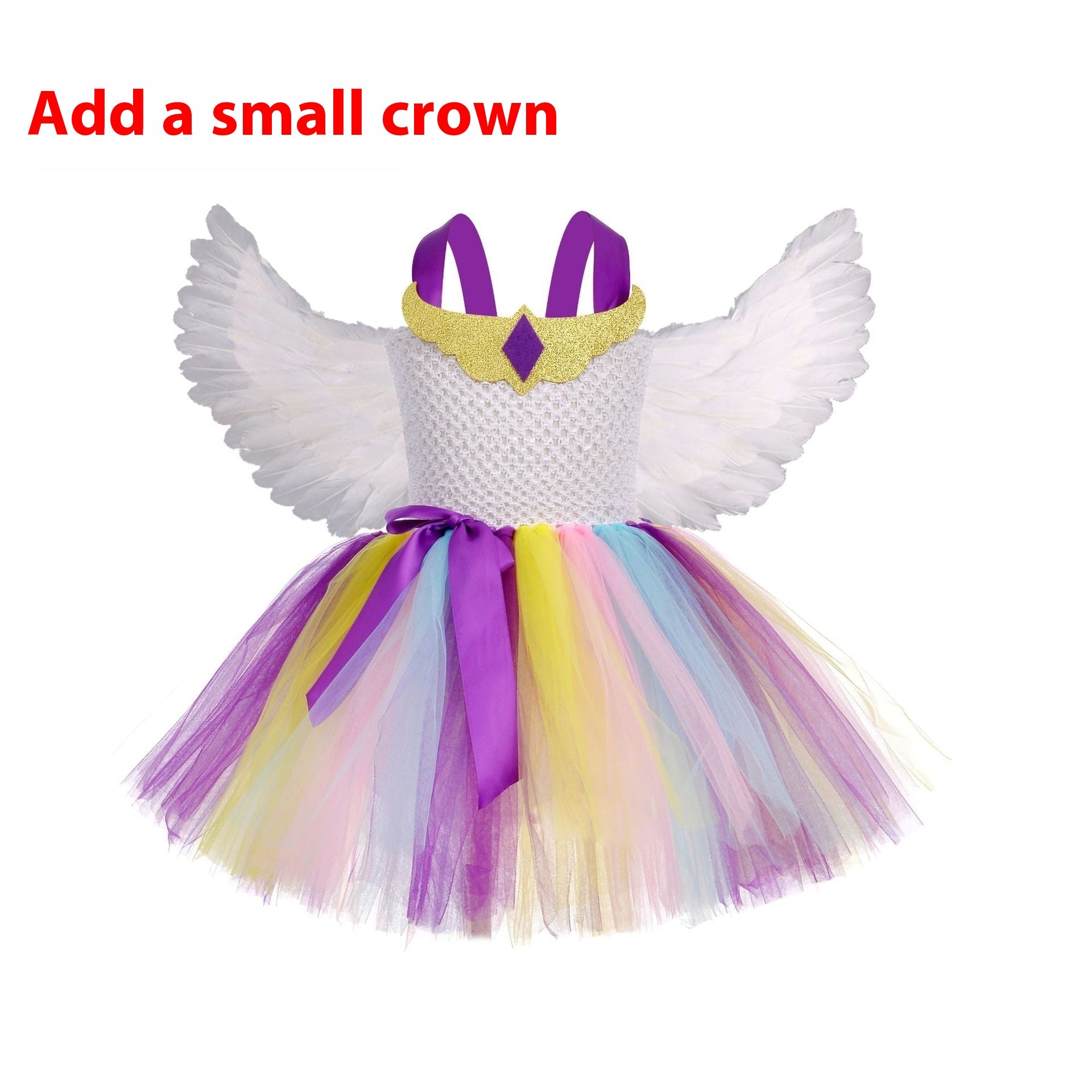 Angel Wings Dress Princess Performance Costume — scale reference