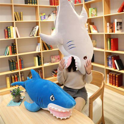 Shark pillow plush toy — packaging