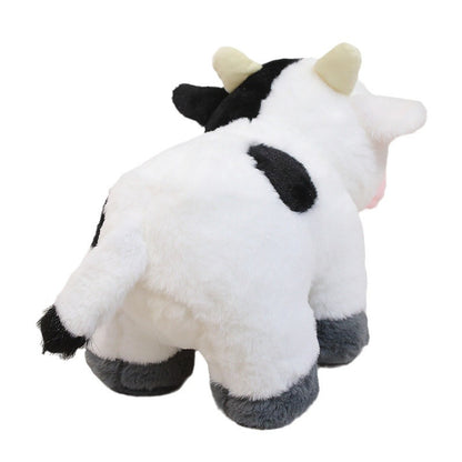 Cute Ranch Cow Doll Plush Toys — side view