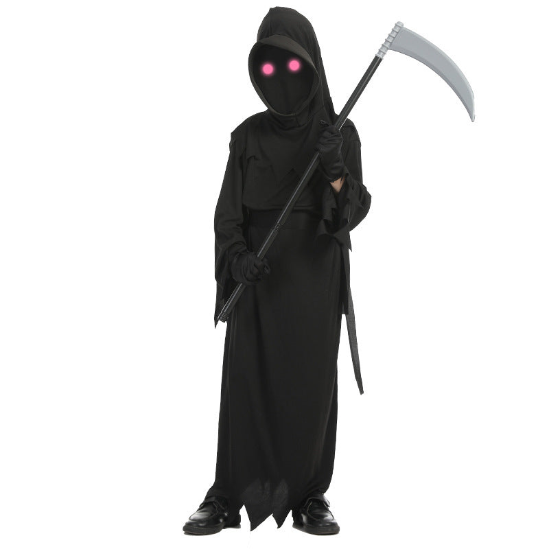 Halloween Horror Red Eye Death Costume | Magic Stories