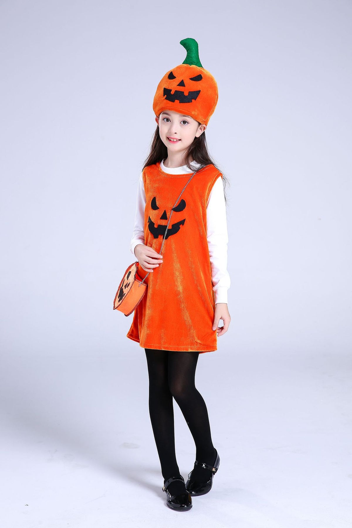 Children's Halloween costume girls pumpkin | Magic Stories