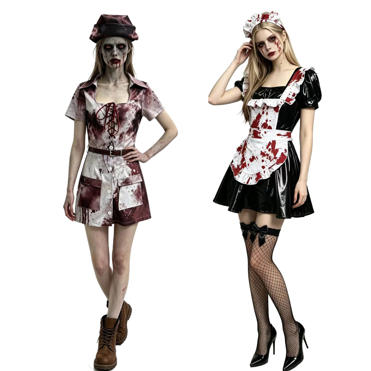 Vampire Zombie Nurse Costume Bloody Maid | Magic Stories