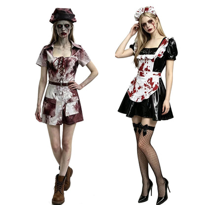 Vampire Zombie Nurse Costume Bloody Maid | Magic Stories