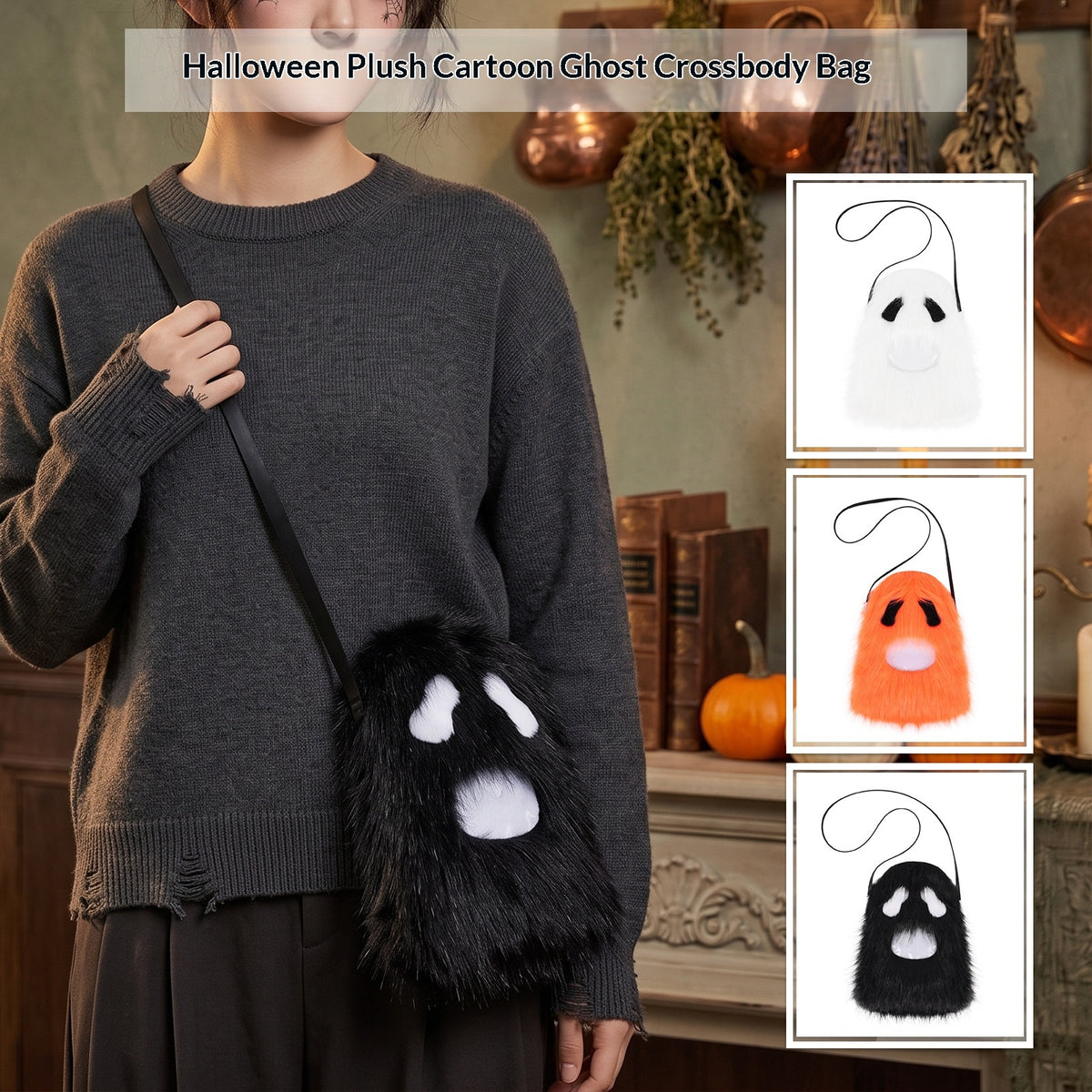 Halloween Funny Ghost Plush Cartoon Ghost | Magic Stories