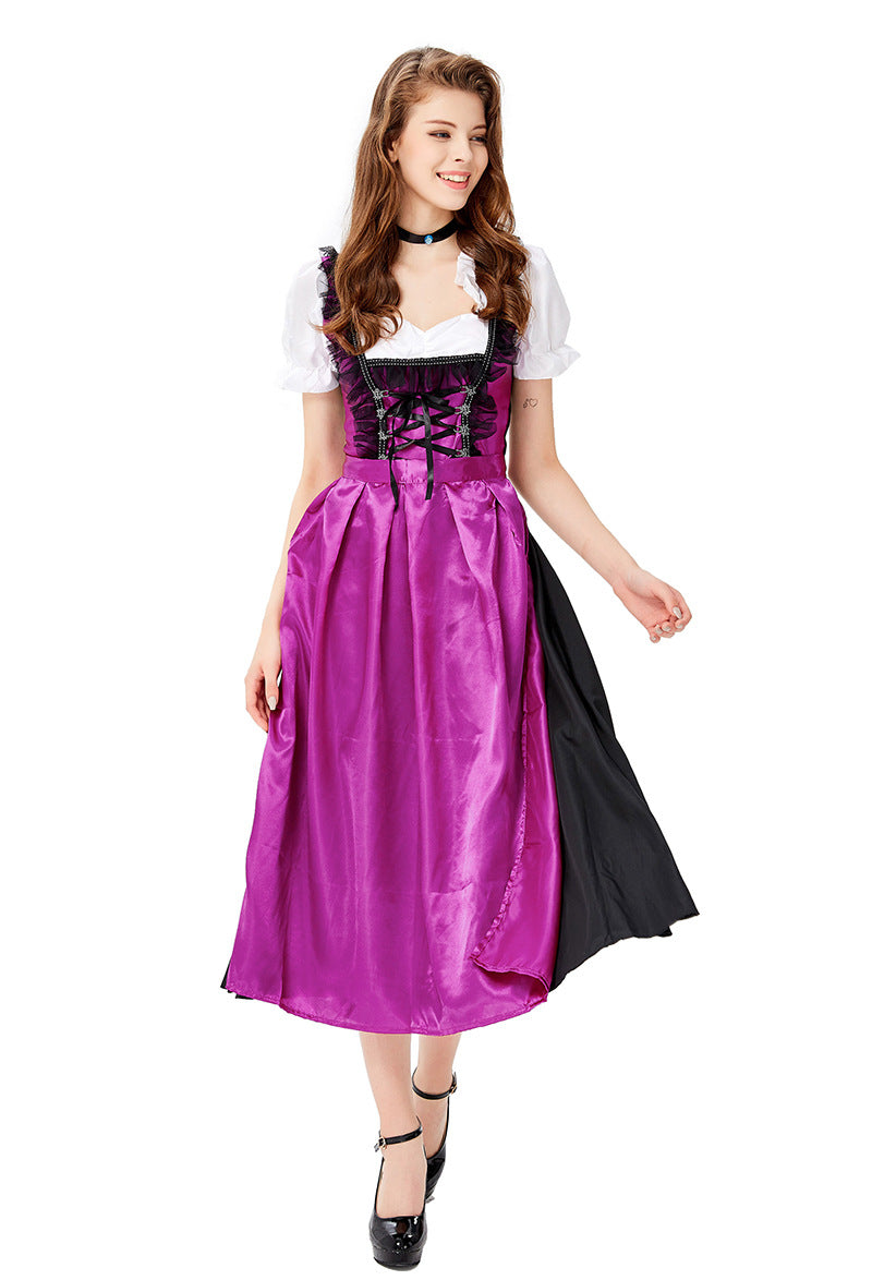 Body-shaping Performance Costume Maid Costume — back view