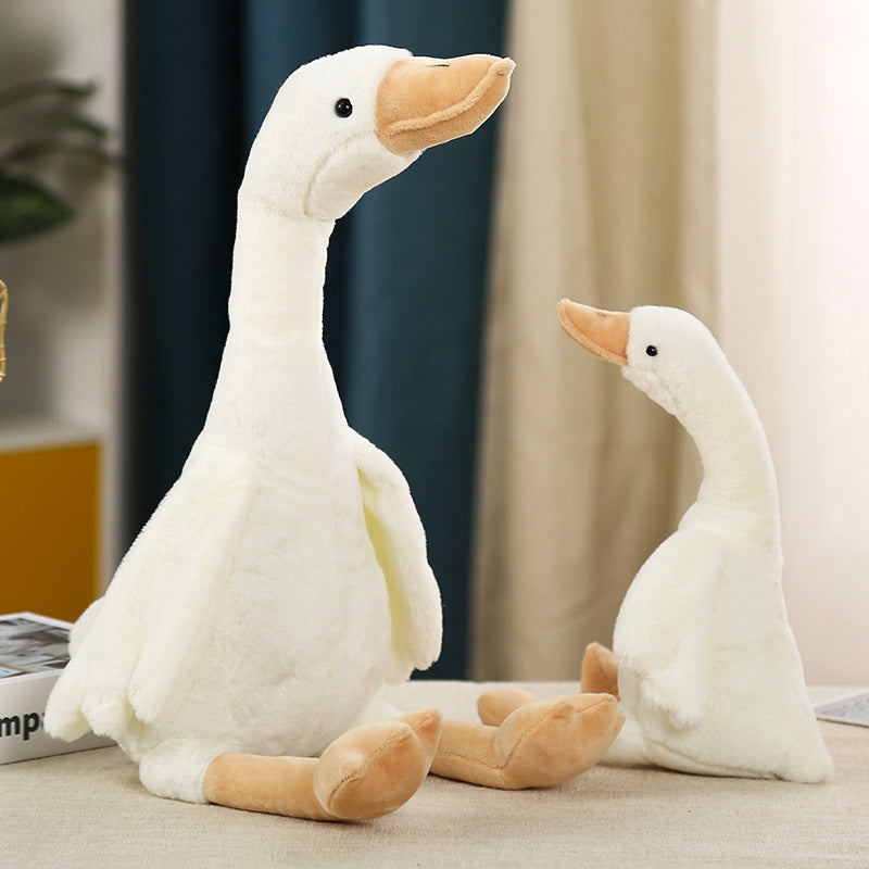 Sleeping Pillow Big Goose Doll Plush Toy | Magic Stories