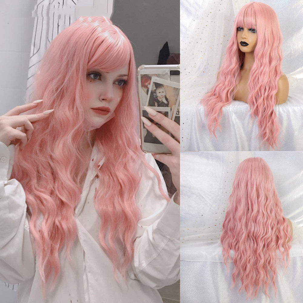 Halloween Cosplay Synthetic Wig — back view