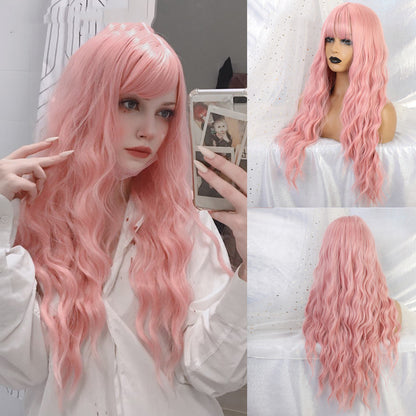 Halloween Christmas Cosplay Synthetic Wig — side view