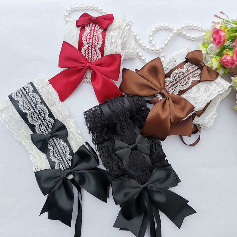 Lolita Headband Headwear Handmade Lace Bow | Magic Stories