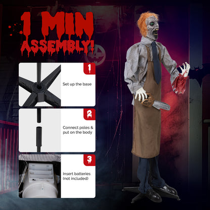 5.7ft Chainsaw Man Halloween Standing | Magic Stories