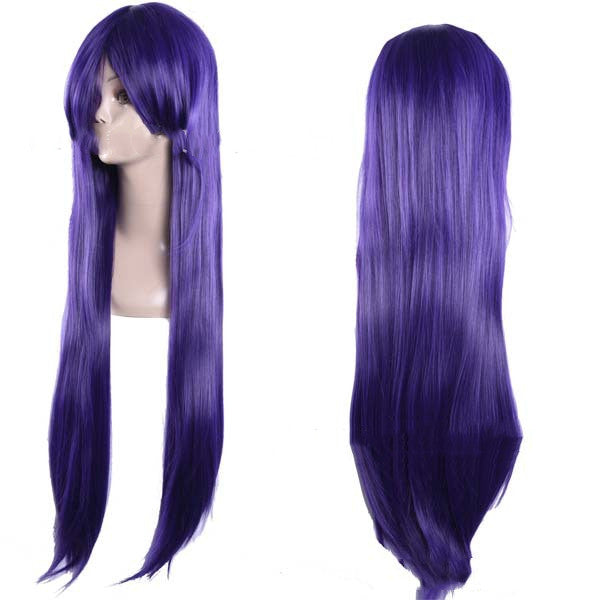 Anime wig, long straight hair — detail