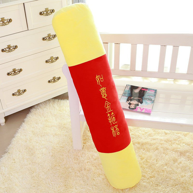 Cigarette And Liquor Bottle Plush Pillow Plush Toys — back view