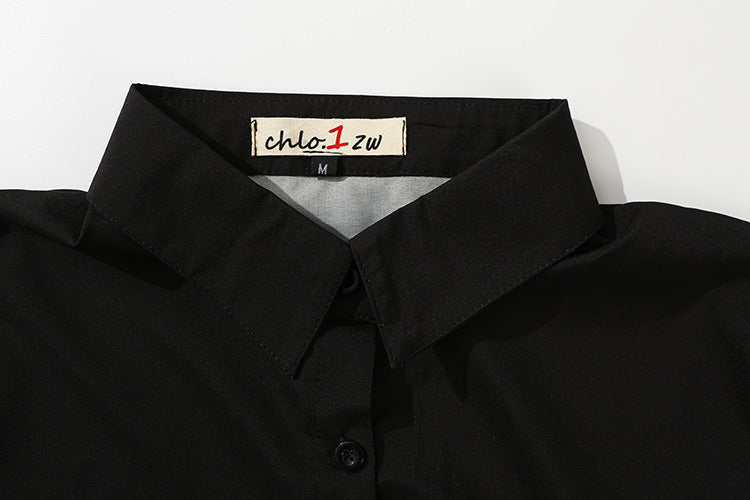 Harajuku style flame short sleeve shirt | Magic Stories