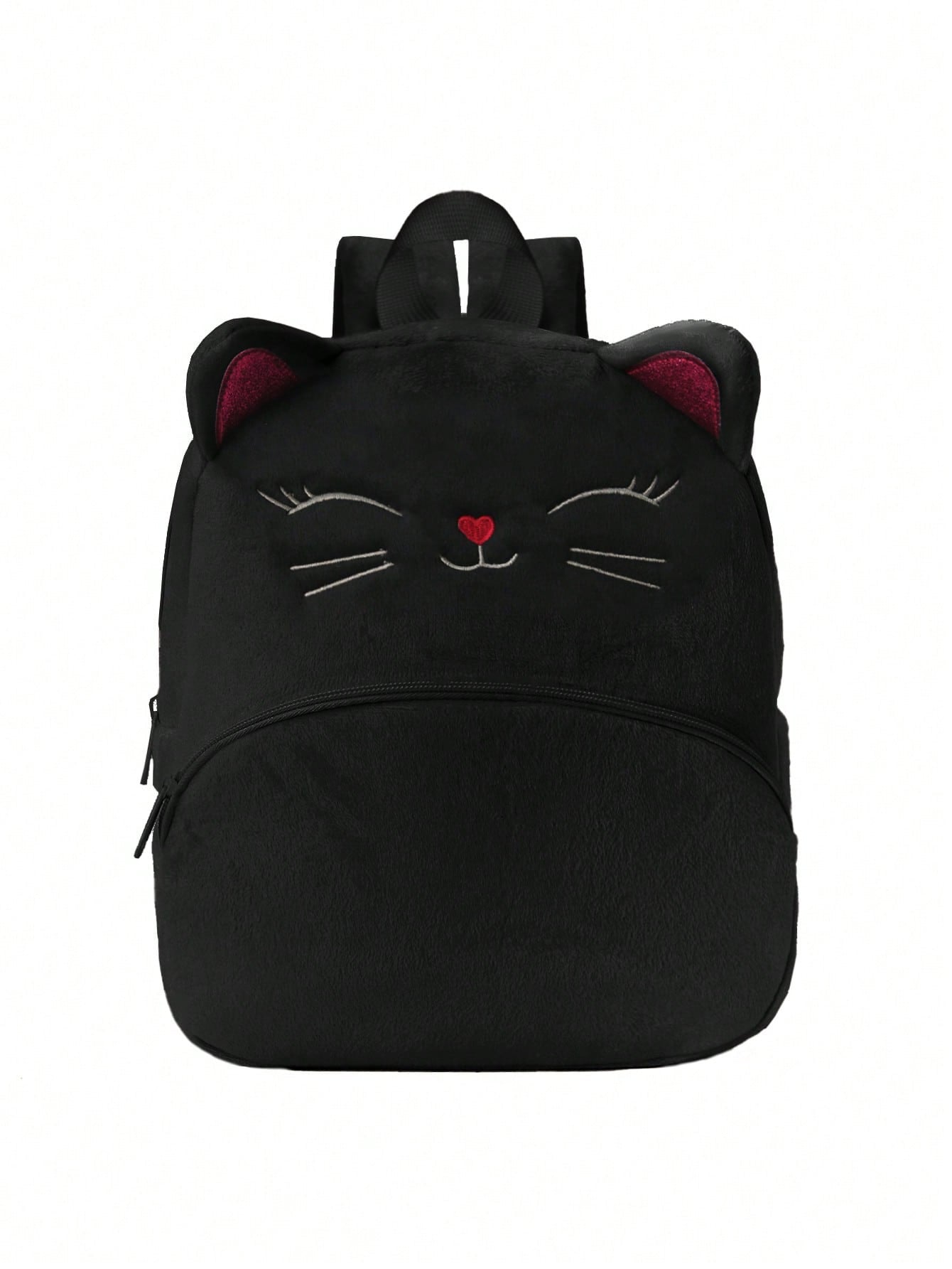 Cartoon Animal Plush Children's Backpack — side view