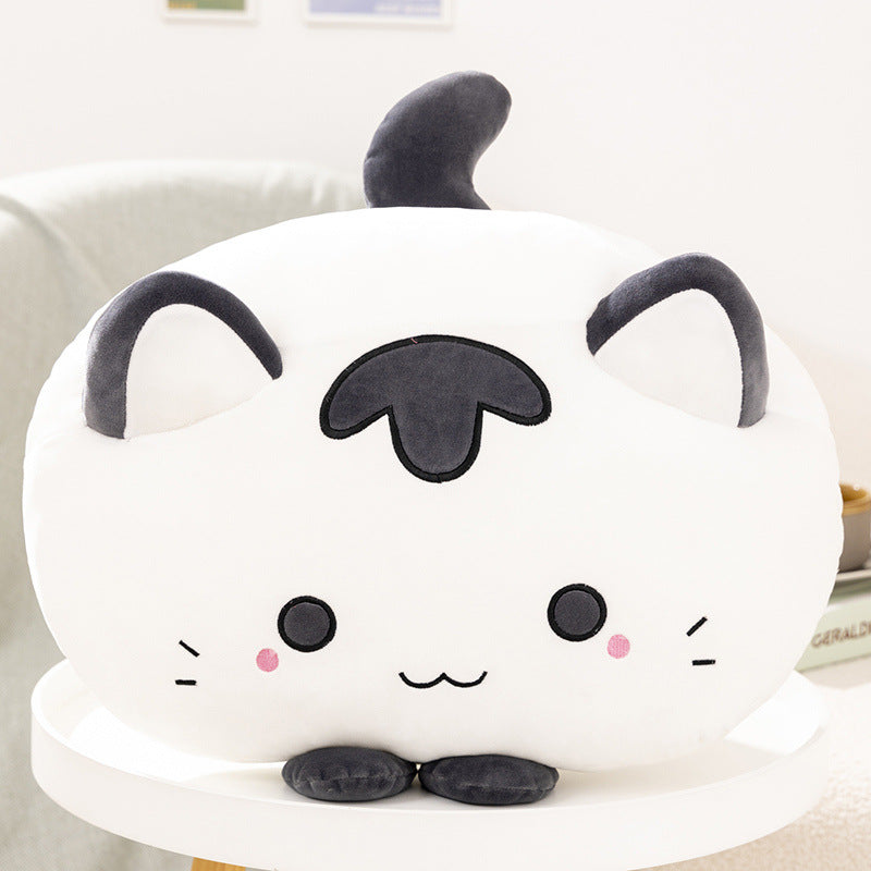 Soft Body Lazy Cat Animal Pillow Doll Plush Toys — back view