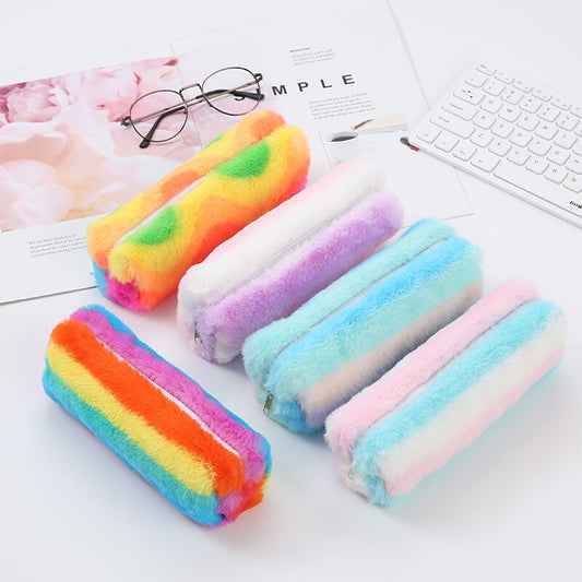 Plush octagonal pencil case | Magic Stories