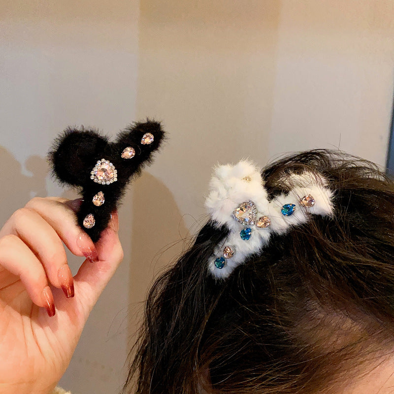 Plush Grip Medium Back Head Barrettes Shark | Magic Stories
