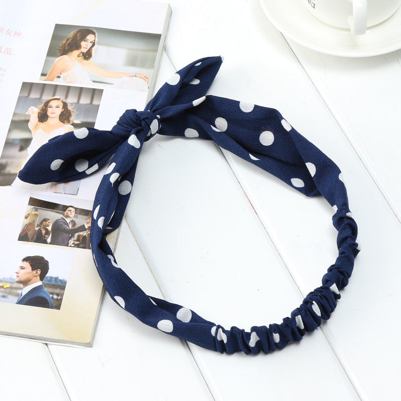 Big bow tie bunny ears headband | Magic Stories