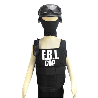 Children's Cosplay Clothes FBI Agent Bullet | Magic Stories