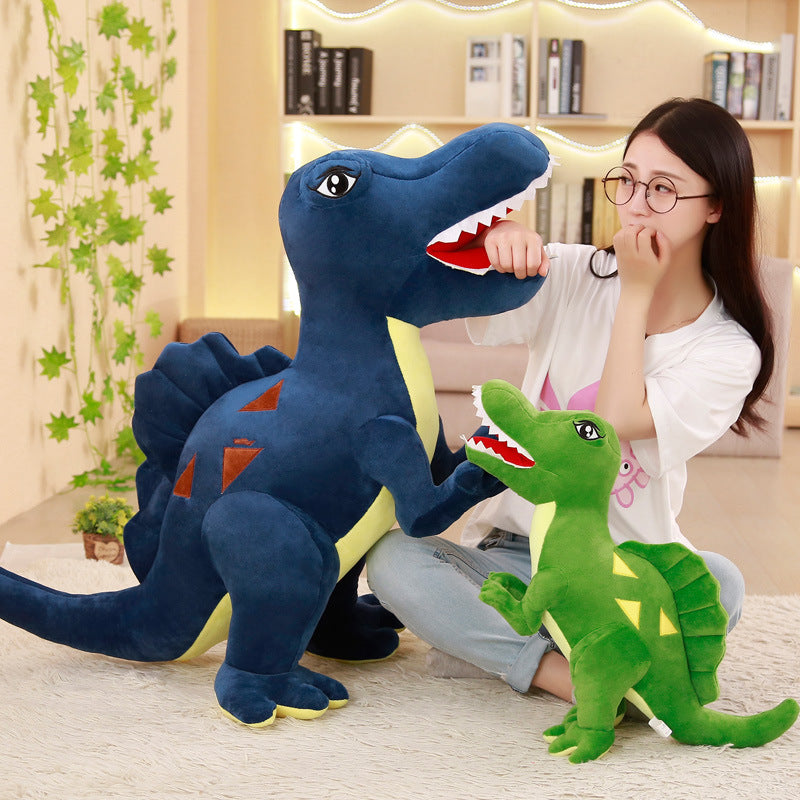 Spinosaurus dinosaur plush toy — packaging