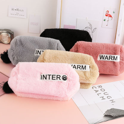 Plush Cosmetic Bag Korean Style Fashion | Magic Stories