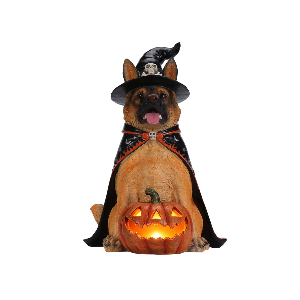 Halloween German Shepherd Dog Statue, Large | Magic Stories