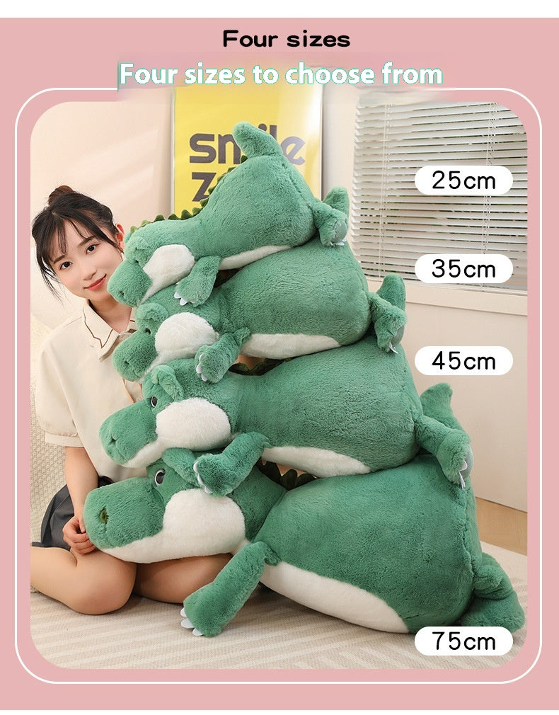 Lying Dinosaur Smiling Child Sleeping | Magic Stories