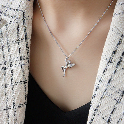 Harajuku Wind Guardian angel necklace | Magic Stories