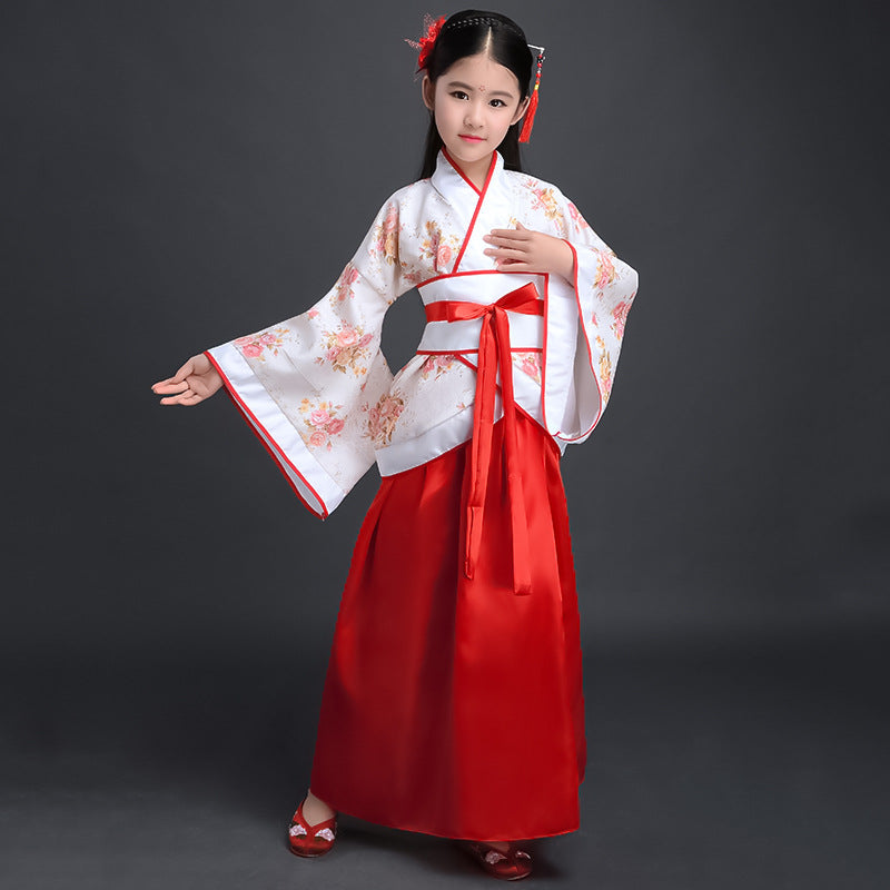 Children's Han Chinese Costume Tang Suit | Magic Stories