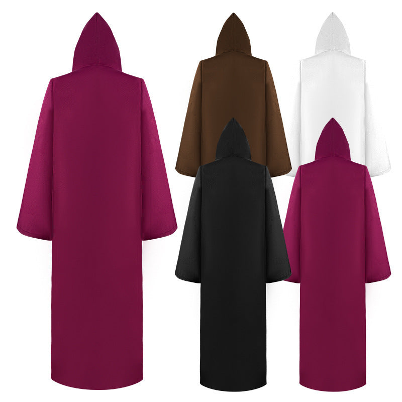 Halloween Gown Cosplay Costume Cloak — side view