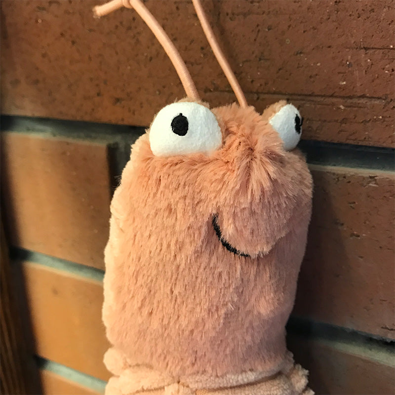 Pippi Shrimp Short Plush PP Cotton Plush Toy — side view