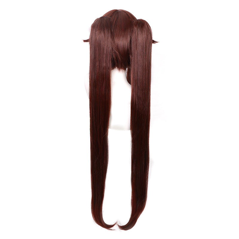 Brown And Black Face Shape Cosplay Game Anime Wig