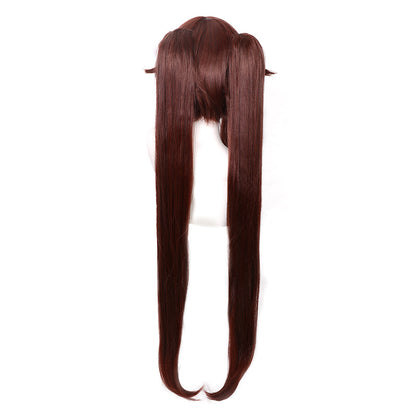 Brown And Black Face Shape Cosplay Game Anime Wig