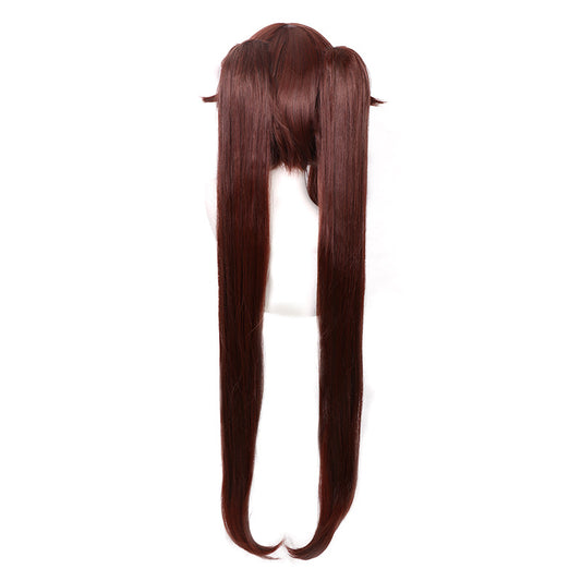 Brown And Black Face Shape Cosplay Game Anime Wig